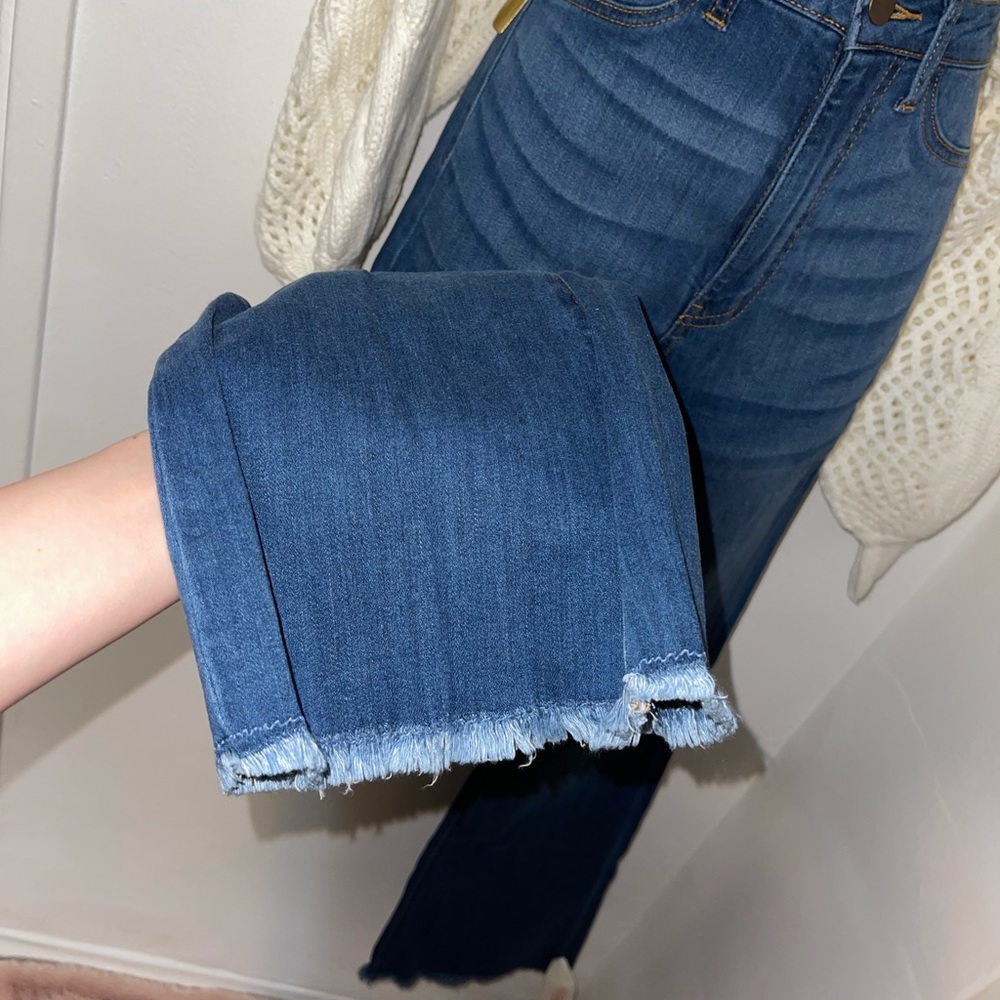 FASHIONNOVA HIGH RISE FLARE JEANS - Picture 3 of 4